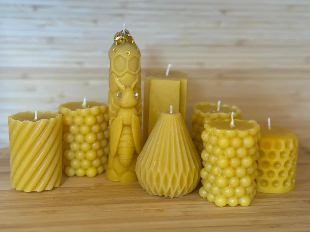 Golden honey harvest